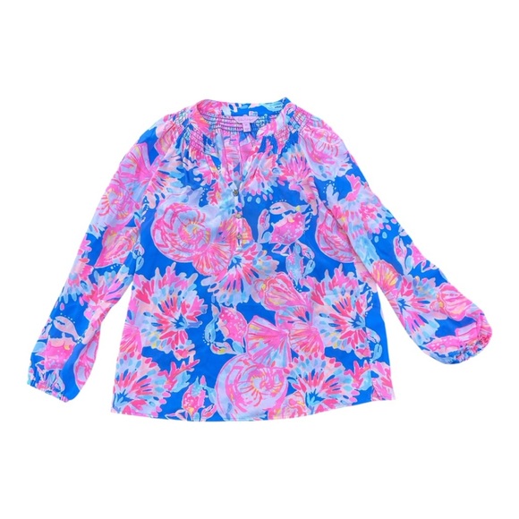 Lilly Pulitzer Elsa Top, New, Bay Dreamin, Size XS - Picture 4 of 5
